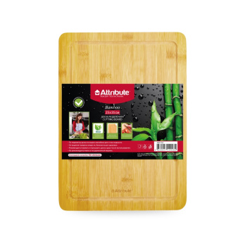 Доска разделочная дерев. (бамбук) 350х250мм, толщ.10мм арт.ABX153 "Bamboo" *1/12