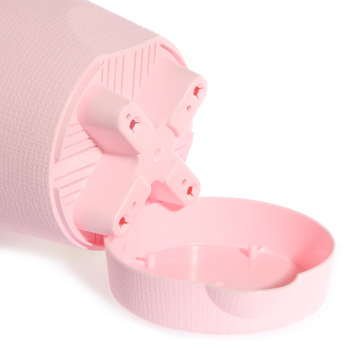 Кашпо пластм. "Le Parterre" 1,4л d верха 150мм h135мм с поддоном Розовый 203-3 (Tek.A.Tek) *1/24