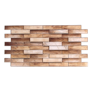 Панель ПВХ 980х480 мм GRACE, дерево орех, 0.47 м²