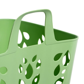 Корзина для хранения пластм. "Protect Me" 429х342х370мм Фисташк.пломбир LA169112050 "Lalababy" *1/5