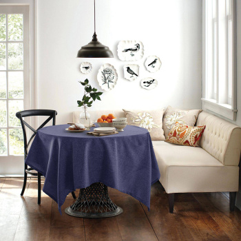 Скатерть рогожка 165*200см индиго 71 ДТ172 Волшебная ночь Нордтекс *1