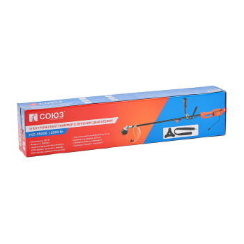 Триммер электрический 2500Вт шир.скаш 40см леска 2,4мм нож ГКС-2500В СОЮЗ *1/2**