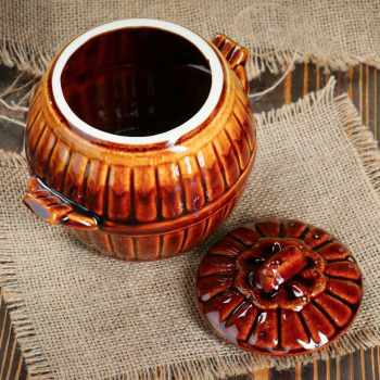 яяяГоршок для запекания "Бочка", 0.7 л