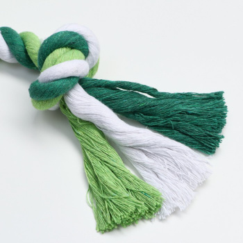 Игрушка тренировочная канатная "3 узла", 115 г, микс цветов 769126