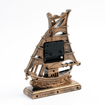 Будильник "Клипер", дискретный ход, 21.5 х 17 см, d=7.5 см 4470093