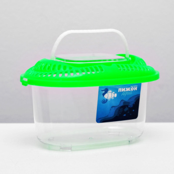 Переноска для животных овальная 19х12,8х11,3 см микс цветов 1741092