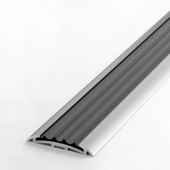 Профиль для ступеней 40х900 мм Лука ПС 08-1, ПВХ вставка, алюминий