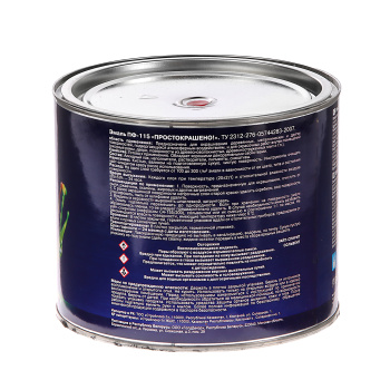 Эмаль ПФ-115 красная 1,8 кг Простокрашено *1/6/210