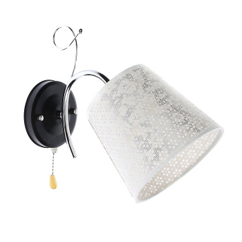 Бра N1944/1W BK+CH E27 1*40Вт (250*280*160) *1