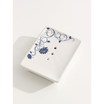 Набор для ванной "Василек" 4 предмета (мыльница. дозатор для мыла, 2 стакана) 2386023