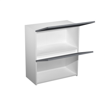 Шкаф навесной 600х676х290 мм BROZEX-WOOD GreyWind Горизонт, с двумя дверцами