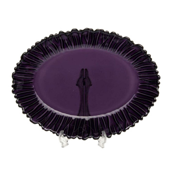 Набор тарелок стекло Pasabahce "Аметист" 6шт d20,5см 10512BD7 *1/4