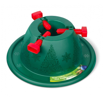 Подставка для елки Мартика «Невио», 349х135 мм, пластмасса, зеленый Подставка для елки Мартика «Невио», 349х135 мм, пластмасса, зеленый