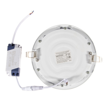 Светильник встраиваемый светодиодн."Даунлайт" СВО Народный 12Вт6500К бел TDM SQ0329-0242*1/40