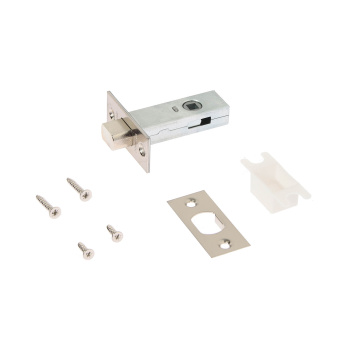 яяяЗадвижка дверная врезная д/дерев.дверей НИКЕЛЬ 126-45 SN/206035 TRODOS *1/10/100