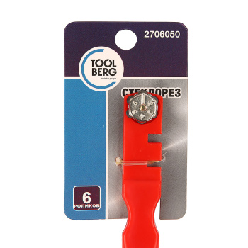 Стеклорез роликовый корпус ручки пластик (6 роликов) (2706050) T4P *12/480**