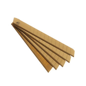 Лезвия для ножей сегмент., титан 9 мм, 5 шт. RAGE by VIRA