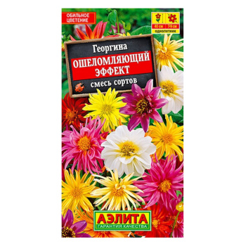 Георгина Ошеломляющий эффект смесь 10шт /10