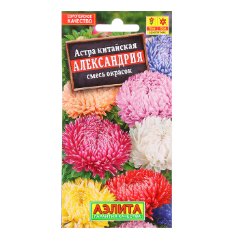 Семена Астра Александрия смесь 0,2гр Аэлита цв *10/200