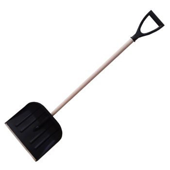 Лопата снегоуб пластик 460*400 с планкой с алюм. черенком и V-ручкой №2   *5 Лопата снегоуб пластик 460*400 с планкой с алюм. черенком и V-ручкой №2   *5