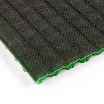 Коврик щетинистый 60*90 см на прот. осн.  (зеленый) "KOVROFF"  Травка (арт.12163)   *1/25 (МЭ70)