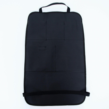 яяяОрганайзер на спинку сидения автомобиля, c карманами,оксфорд, цвет черный 4940735