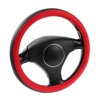 яяяОплётка на руль Lavita, размер М, красная, ПВХ 2691581