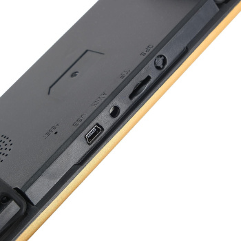 яяяВидеорегистратор TORSO, HD 1080P, размер 30×8.5 см, TFT 2.8, обзор 100°, золотистый 5250803