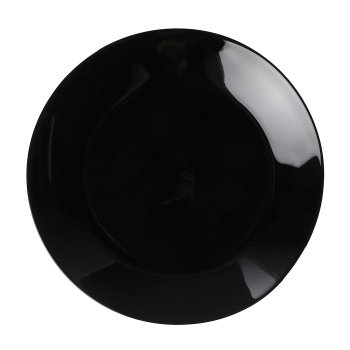 Тарелка стекло "ЛИЛИ" черный 25см обеденная V0461 (Luminarc) *12