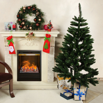 Елка искусственная Елки от Мишки «Карпатская», 150 см, ПВХ, зеленый Елка искусственная Елки от Мишки «Карпатская», 150 см, ПВХ, зеленый