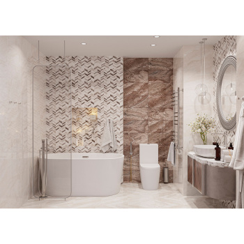 Плитка 50х25 см настенная 1.37 м² Global Tile Sonesta, бежевый, геометрия