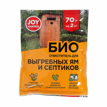Средство для выгребных ям и септиков "БИОочиститель" 70г JOY *20
