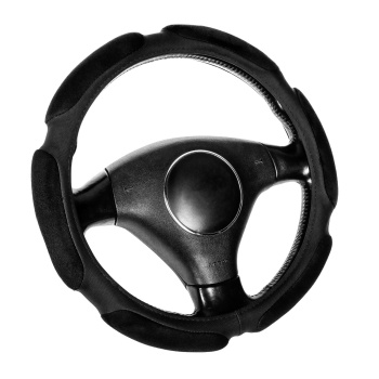 яяяОплётка TORSO, анатомическая, велюр 6 подушек, размер 38 см, черный 2494447