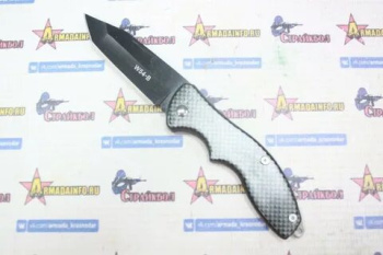 Нож туристический с карабином 10см, микс 210