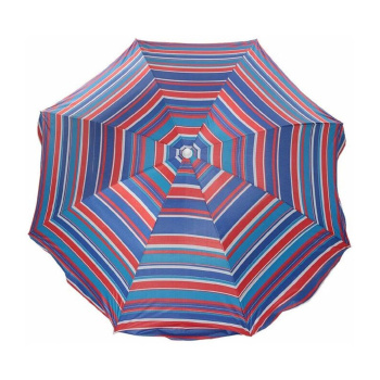 Зонт пляжный Модерн с серебряным покрытием d=150cм, h=170 см МИКС 119127