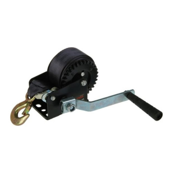 Лебедка ручная барабанная тяговая TUNDRA basic, 800 кг, трос-ремень 6 метров 1002764